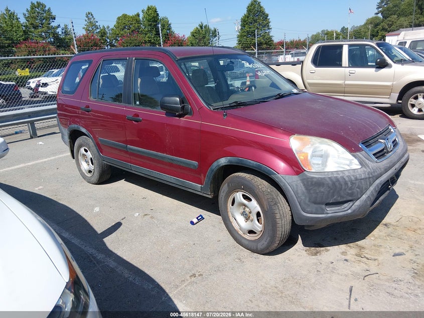 2003 Honda Cr-v VIN JHLRD785X3C011193 IAAI salvage auction — NORMAL WEAR, Clear-Dealer Only (North Carolina), sold $25 on 2026-07-29 (photo 1)