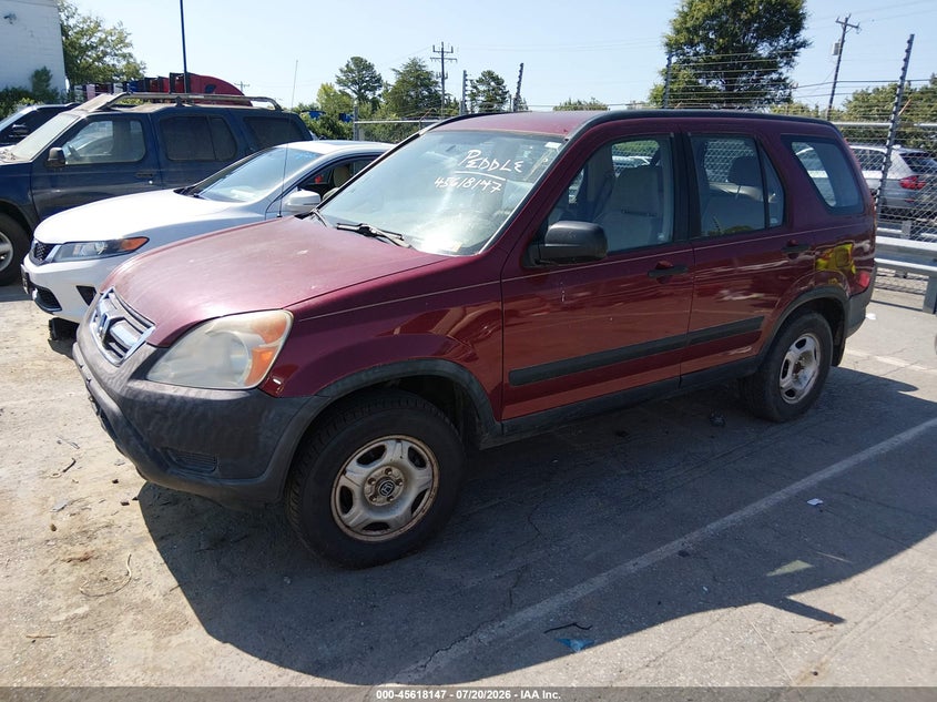 2003 Honda Cr-v VIN JHLRD785X3C011193 IAAI salvage auction — NORMAL WEAR, Clear-Dealer Only (North Carolina), sold $25 on 2026-07-29 (photo 2)