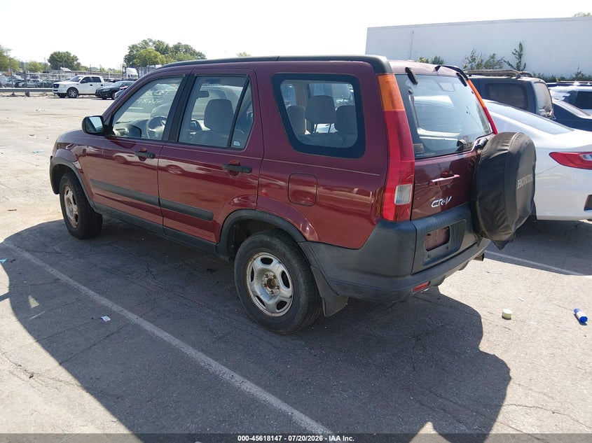 2003 Honda Cr-v VIN JHLRD785X3C011193 IAAI salvage auction — NORMAL WEAR, Clear-Dealer Only (North Carolina), sold $25 on 2026-07-29 (photo 3)