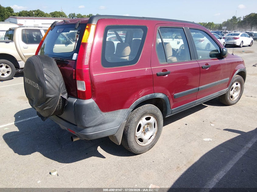 2003 Honda Cr-v VIN JHLRD785X3C011193 IAAI salvage auction — NORMAL WEAR, Clear-Dealer Only (North Carolina), sold $25 on 2026-07-29 (photo 4)