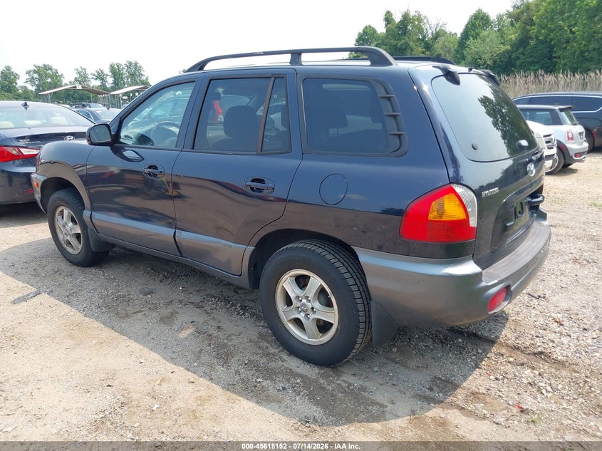 2004 Hyundai Santa fe VIN KM8SB12B84U630995 IAAI salvage auction — NORMAL WEAR, Clear (Maryland), sold $125 on 2026-07-16 (photo 3)