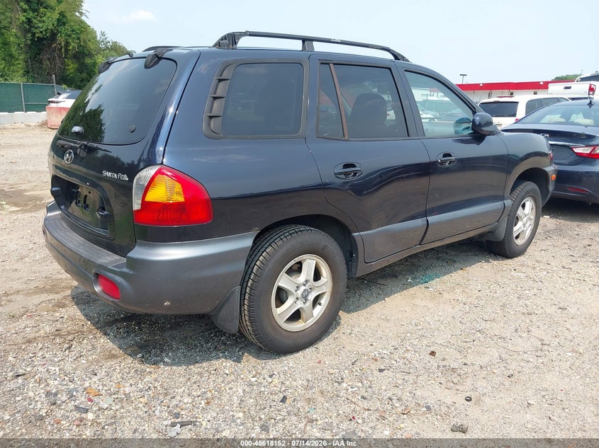 2004 Hyundai Santa fe VIN KM8SB12B84U630995 IAAI salvage auction — NORMAL WEAR, Clear (Maryland), sold $125 on 2026-07-16 (photo 4)
