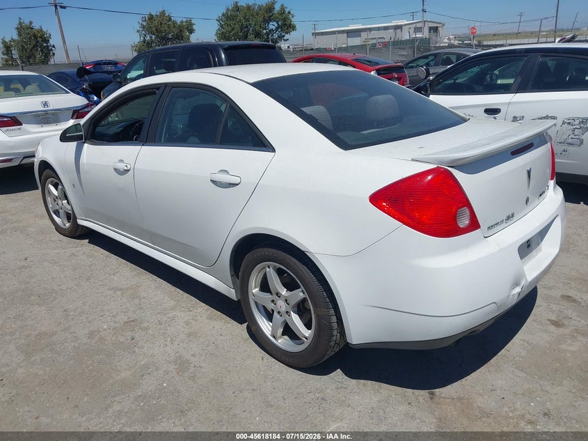 2009 Pontiac VIN 1G2ZJ57K894252193 IAAI salvage auction — NORMAL WEAR, Clear - Dealer Only (California), sold $225 on 2026-07-23 (photo 3)