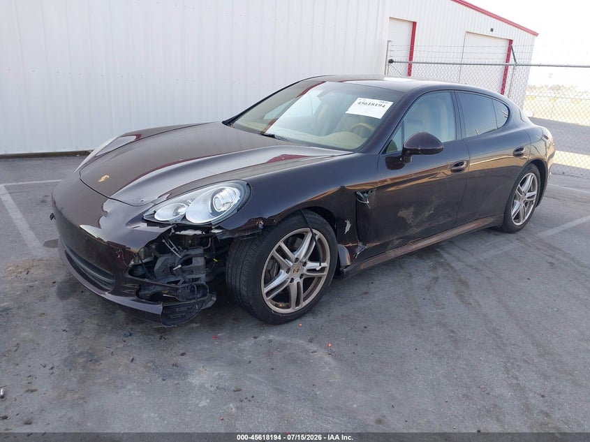 2011 Porsche Panamera VIN WP0AA2A71BL011129 IAAI salvage auction — LEFT FRONT, Salvage (Nebraska), sold $4,075 on 2026-08-13 (photo 2)