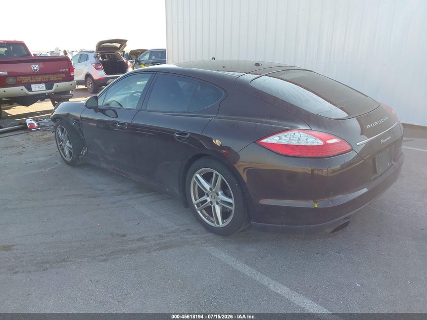 2011 Porsche Panamera VIN WP0AA2A71BL011129 IAAI salvage auction — LEFT FRONT, Salvage (Nebraska), sold $4,075 on 2026-08-13 (photo 3)