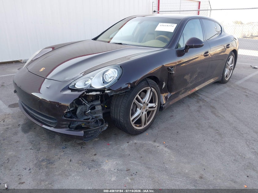 2011 Porsche Panamera VIN WP0AA2A71BL011129 IAAI salvage auction — LEFT FRONT, Salvage (Nebraska), sold $4,075 on 2026-08-13 (photo 6)