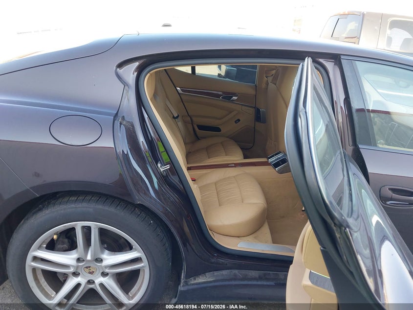 2011 Porsche Panamera VIN WP0AA2A71BL011129 IAAI salvage auction — LEFT FRONT, Salvage (Nebraska), sold $4,075 on 2026-08-13 (photo 8)