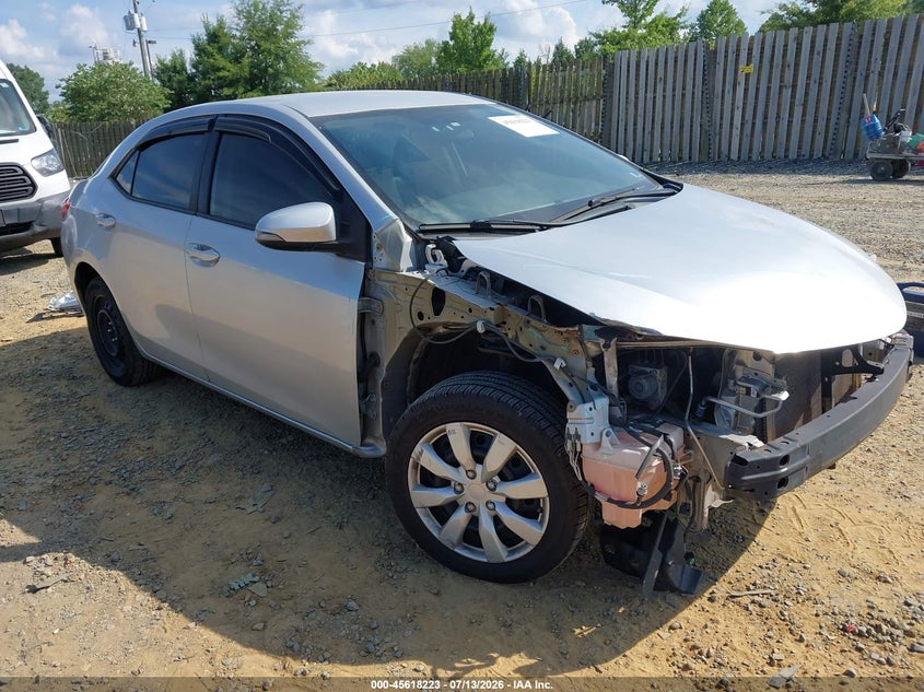 2016 Toyota Corolla VIN 5YFBURHE1GP476288 IAAI salvage auction — RIGHT FRONT, Salvage Title, sold $2,550 on 2026-07-30 (photo 1)