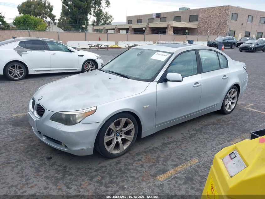 2005 BMW 5 series VIN WBANB33555CN65761 IAAI salvage auction — NORMAL WEAR, Clear - Dealer Only (California), sold $1,150 on 2026-07-20 (photo 2)