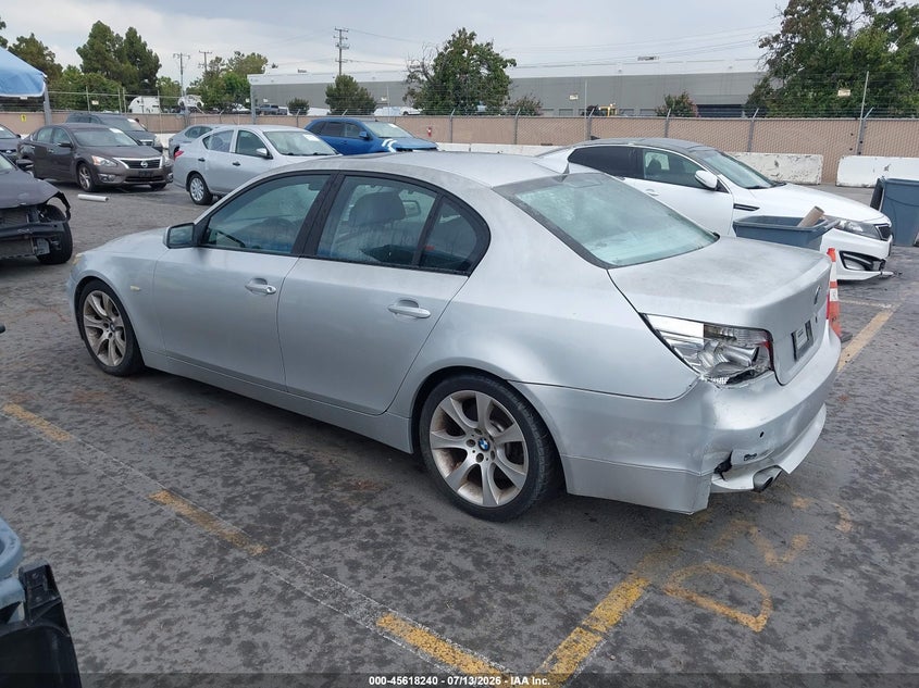 2005 BMW 5 series VIN WBANB33555CN65761 IAAI salvage auction — NORMAL WEAR, Clear - Dealer Only (California), sold $1,150 on 2026-07-20 (photo 3)