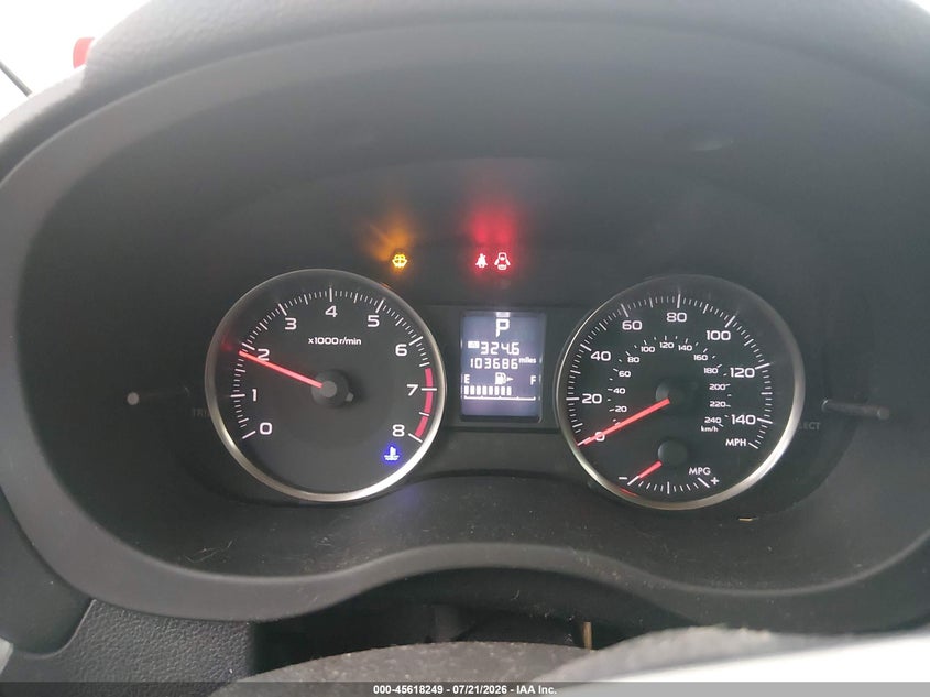 2015 Subaru Impreza VIN JF1GPAT64F8323726 IAAI salvage auction — FRONT END, Salvage (West Virginia), sold $1,475 on 2026-09-02 (photo 7)