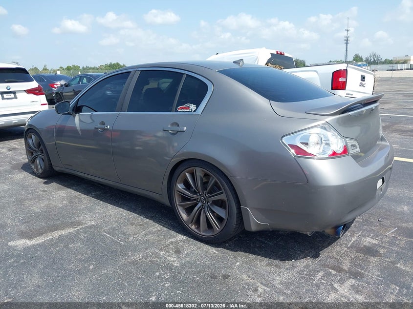 2007 Infiniti G VIN JNKBV61E87M722745 IAAI salvage auction — FRONT END, Rebuildable (Florida), sold $25 on 2026-07-30 (photo 3)