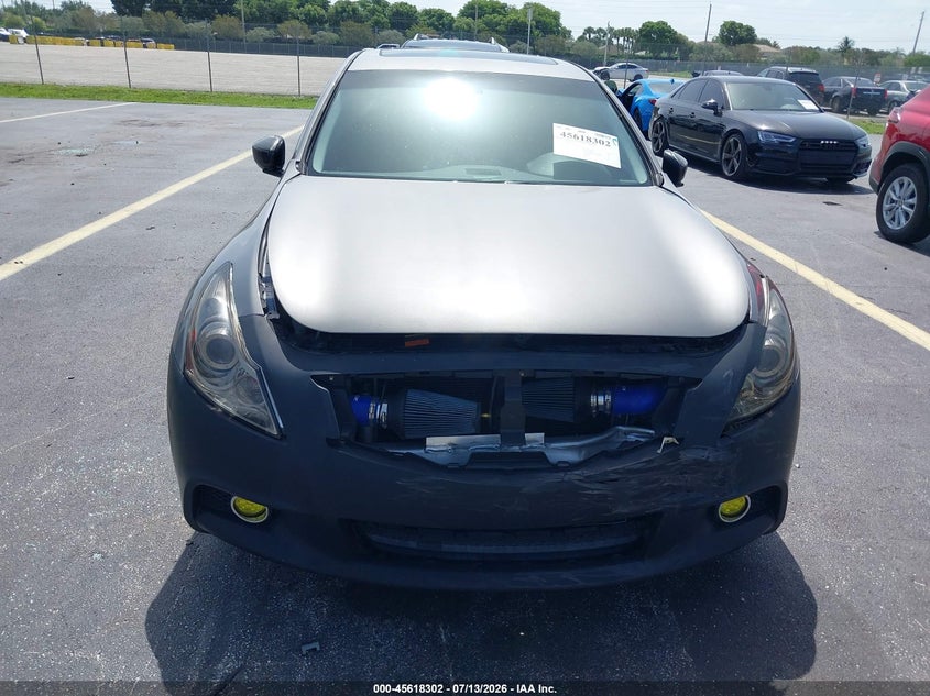 2007 Infiniti G VIN JNKBV61E87M722745 IAAI salvage auction — FRONT END, Rebuildable (Florida), sold $25 on 2026-07-30 (photo 6)