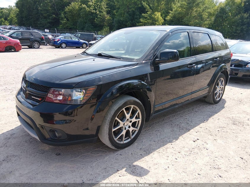 2015 Dodge Journey VIN 3C4PDCEG6FT650280 IAAI salvage auction — RIGHT FRONT, Salvage Title, sold $375 on 2026-08-14 (photo 2)