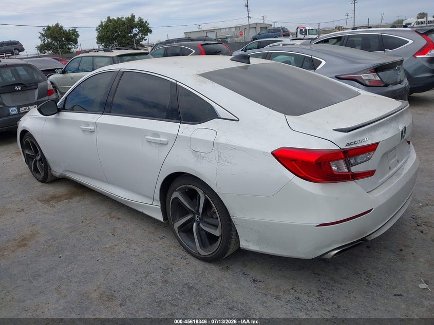 2021 Honda Accord VIN 1HGCV1F39MA002000 IAAI salvage auction — UNKNOWN, Salvage (California), sold $9,400 on 2026-07-30 (photo 3)