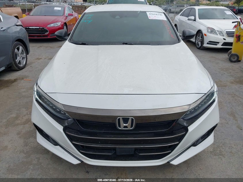 2021 Honda Accord VIN 1HGCV1F39MA002000 IAAI salvage auction — UNKNOWN, Salvage (California), sold $9,400 on 2026-07-30 (photo 6)