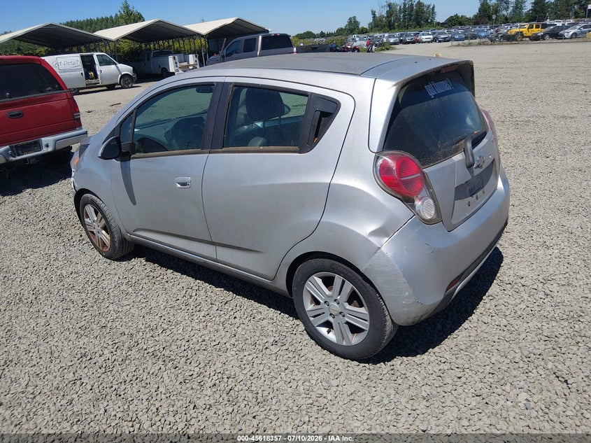 2014 Chevrolet Spark VIN KL8CD6S90EC560812 IAAI salvage auction — NORMAL WEAR, Salvage Title, sold $25 on 2026-07-29 (photo 3)