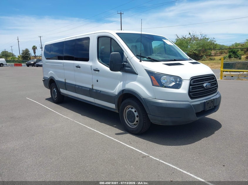 2018 Ford Transit-350 VIN 1FBZX2ZM9JKB18904 IAAI salvage auction — NORMAL WEAR, Sf97 (Hawaii), sold $10,600 on 2026-07-28 (photo 1)