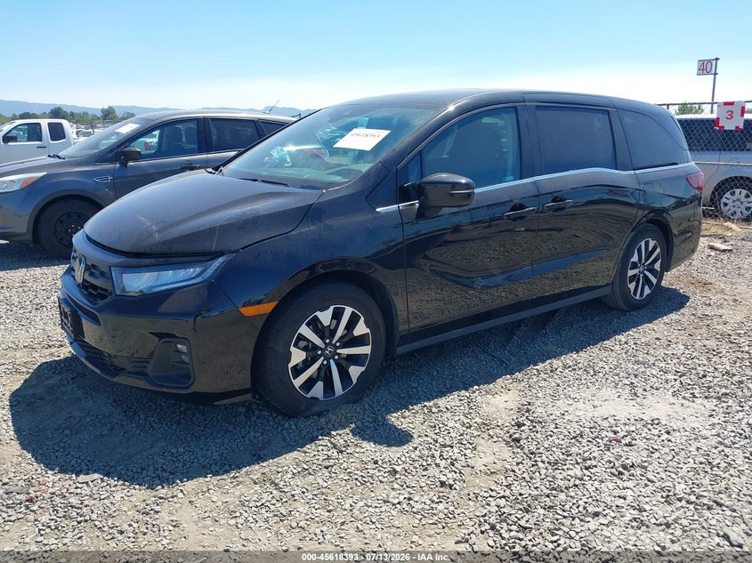 2025 Honda Odyssey VIN 5FNRL6H67SB085983 IAAI salvage auction — NORMAL WEAR, Enterprise Vehicles Clear Only (California), sold $16,050 on 2026-07-29 (photo 2)