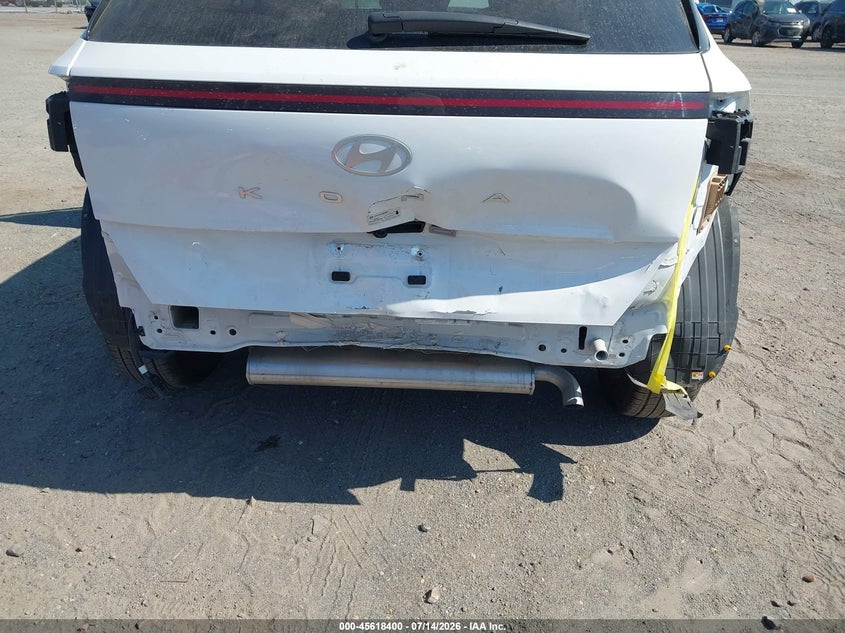 2026 Hyundai Kona VIN KM8HF3AB8TU406796 IAAI salvage auction — REAR END, Enterprise Vehicles Clear Only (Arkansas), sold $11,500 on 2026-07-29 (photo 6)