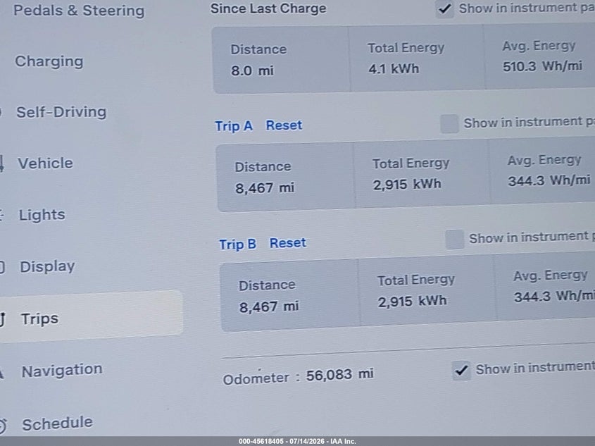 2015 Tesla Model s VIN 5YJSA1S21FF081871 IAAI salvage auction — FRONT END, Rebuildable (Florida), sold $4,000 on 2026-09-02 (photo 7)