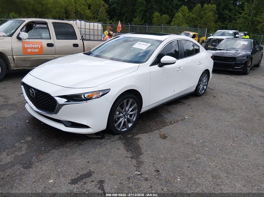 2026 Mazda 3 VIN JM1BPACL2T1855913 IAAI salvage auction — FRONT & REAR, Salvage (Mississippi), sold $7,500 on 2026-08-19 (photo 2)