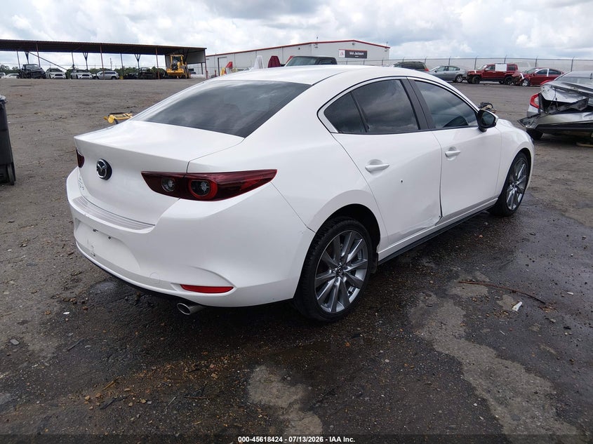 2026 Mazda 3 VIN JM1BPACL2T1855913 IAAI salvage auction — FRONT & REAR, Salvage (Mississippi), sold $7,500 on 2026-08-19 (photo 4)