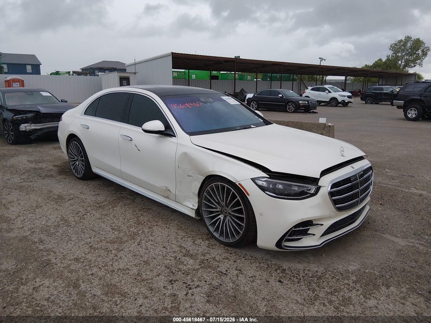 2022 Mercedes-benz S-klasse VIN W1K6G7GB6NA087545 — IAAI salvage auction photo