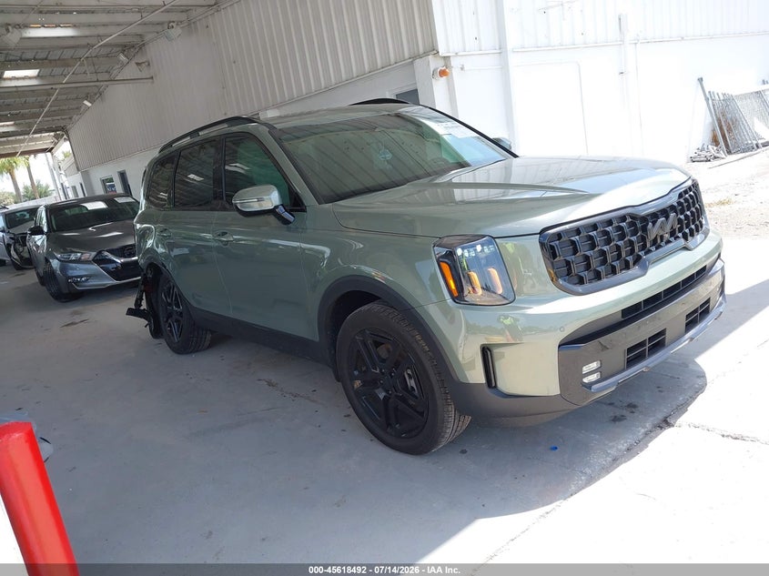 2025 Kia Telluride VIN 5XYP5DGC7SG699342 IAAI salvage auction — REAR END, Rebuildable (Florida), sold $17,600 on 2026-08-02 (photo 1)