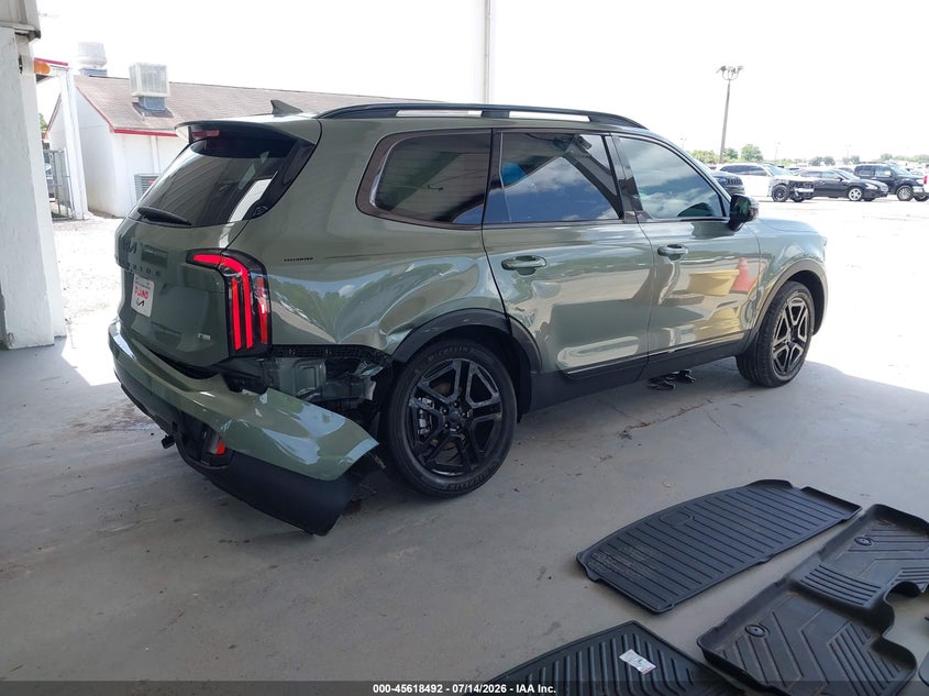 2025 Kia Telluride VIN 5XYP5DGC7SG699342 IAAI salvage auction — REAR END, Rebuildable (Florida), sold $17,600 on 2026-08-02 (photo 4)