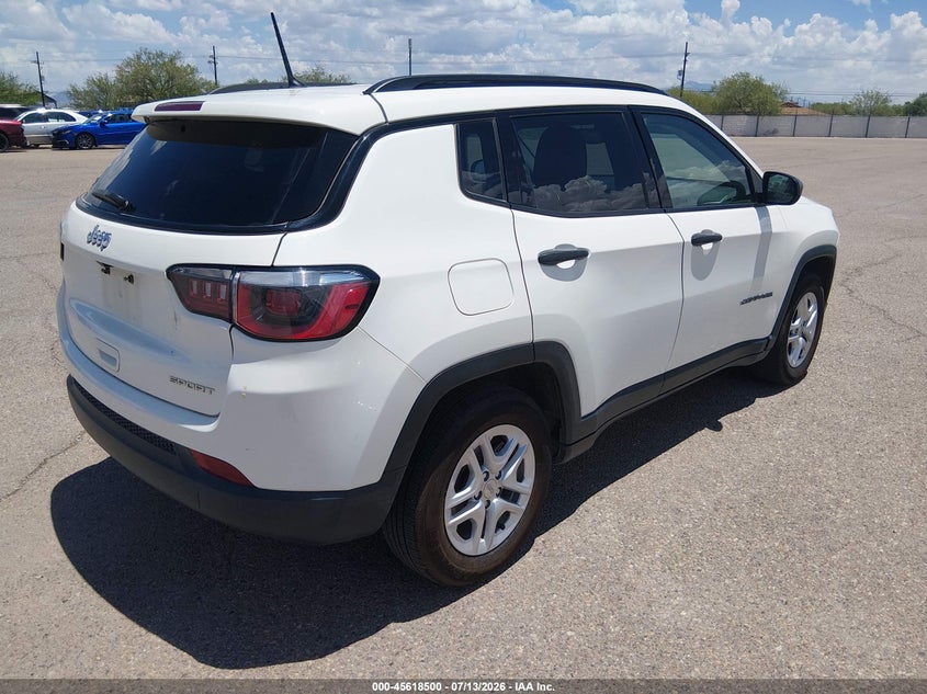 2018 Jeep Compass VIN 3C4NJCAB3JT308644 IAAI salvage auction — NORMAL WEAR, Sf97 (Arizona), sold $7,800 on 2026-08-25 (photo 4)