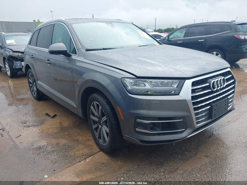 2018 Audi Q7 VIN WA1LAAF74JD002570 IAAI salvage auction — RIGHT REAR, Salvage Title, sold $4,700 on 2026-08-02 (photo 1)