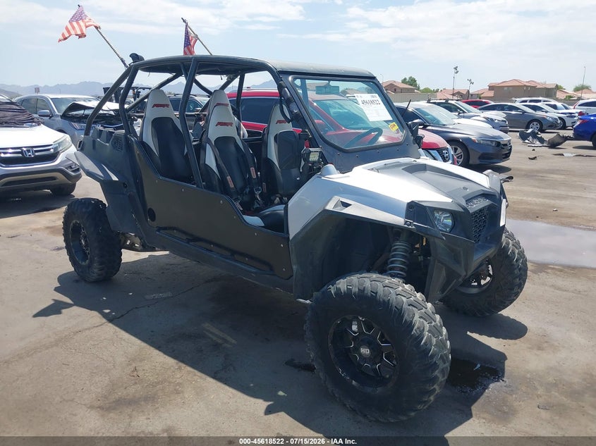 2012 Polaris Ranger VIN 4XAXT9EA3CB590111 IAAI salvage auction — LEFT FRONT, Salvage (Arizona), sold $3,550 on 2026-08-18 (photo 1)