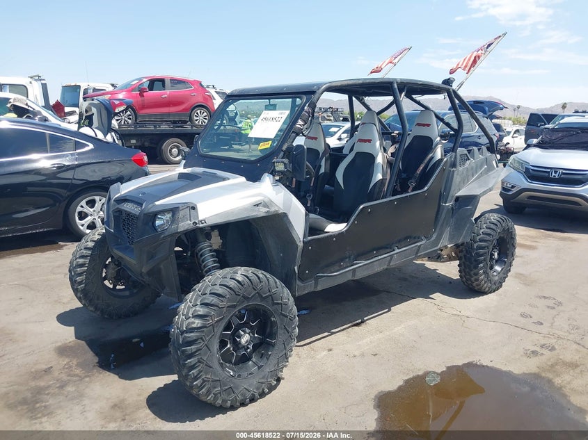 2012 Polaris Ranger VIN 4XAXT9EA3CB590111 IAAI salvage auction — LEFT FRONT, Salvage (Arizona), sold $3,550 on 2026-08-18 (photo 2)