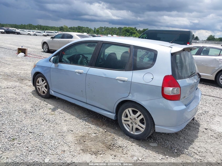 2008 Honda Fit VIN JHMGD38608S016596 IAAI salvage auction — NORMAL WEAR, Clear (Georgia), sold $700 on 2026-07-30 (photo 3)
