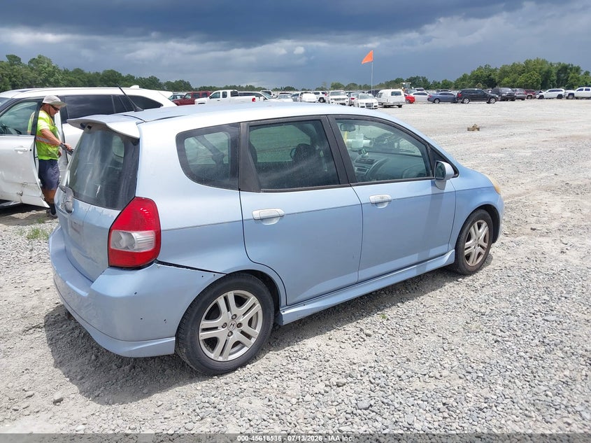 2008 Honda Fit VIN JHMGD38608S016596 IAAI salvage auction — NORMAL WEAR, Clear (Georgia), sold $700 on 2026-07-30 (photo 4)