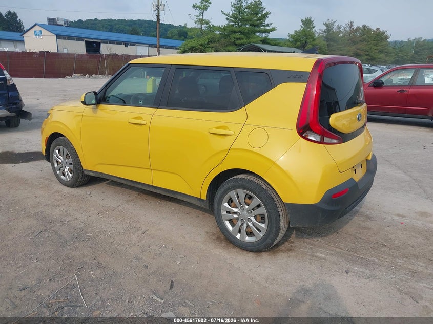 2020 Kia Soul VIN KNDJ23AU8L7117337 IAAI salvage auction — FRESH WATER, Salvage (Pennsylvania), sold $1,550 on 2026-07-29 (photo 3)