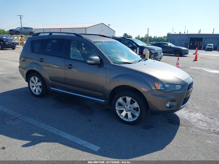 2012 Mitsubishi Outlander VIN JA4AS3AW5CU009836 IAAI salvage auction — NORMAL WEAR, Clear (Indiana), sold $400 on 2026-07-18 (photo 1)