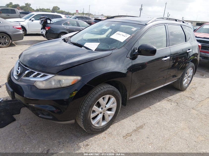 2014 Nissan Murano VIN JN8AZ1MU3EW405579 IAAI salvage auction — NORMAL WEAR, Original (Texas), sold $1,500 on 2026-07-22 (photo 2)