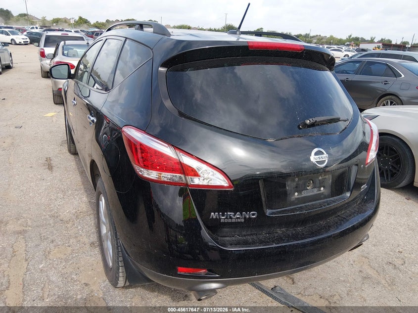 2014 Nissan Murano VIN JN8AZ1MU3EW405579 IAAI salvage auction — NORMAL WEAR, Original (Texas), sold $1,500 on 2026-07-22 (photo 3)