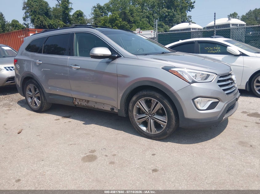 2013 Hyundai Santa fe VIN KM8SRDHF9DU004668 IAAI salvage auction — NORMAL WEAR, Clear (Maryland), sold $1,800 on 2026-07-23 (photo 1)