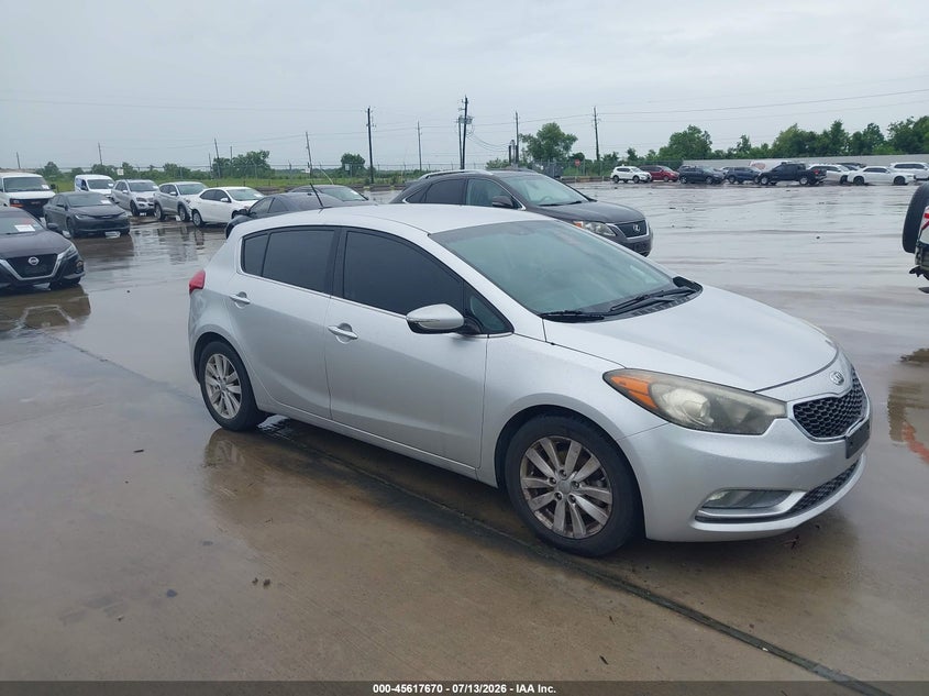2015 Kia Forte VIN KNAFX5A80F5290076 IAAI salvage auction — NORMAL WEAR, Original (Texas), sold $550 on 2026-07-24 (photo 1)