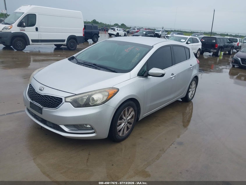 2015 Kia Forte VIN KNAFX5A80F5290076 IAAI salvage auction — NORMAL WEAR, Original (Texas), sold $550 on 2026-07-24 (photo 2)