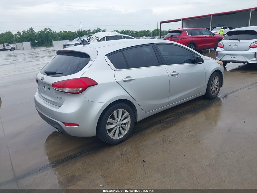 2015 Kia Forte VIN KNAFX5A80F5290076 IAAI salvage auction — NORMAL WEAR, Original (Texas), sold $550 on 2026-07-24 (photo 4)
