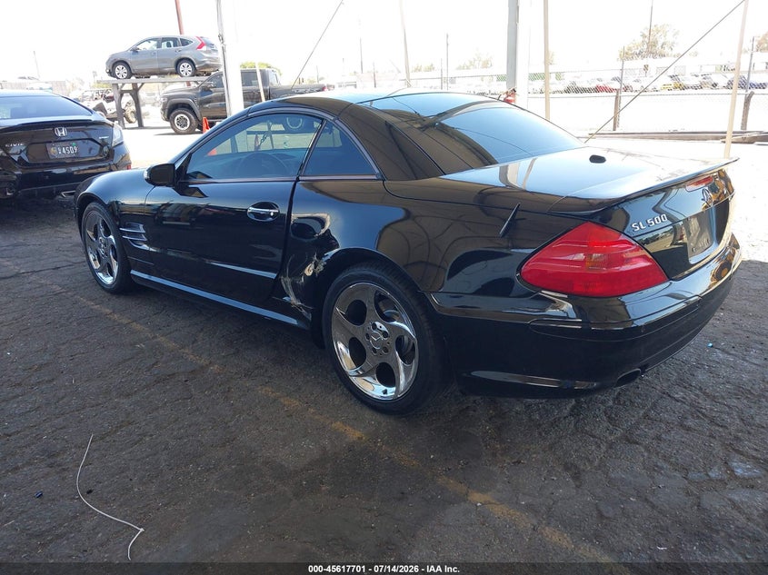 2006 Mercedes-benz Sl-class VIN WDBSK75F96F110834 IAAI salvage auction — LEFT SIDE, Salvage (California), sold $1,050 on 2026-07-31 (photo 3)