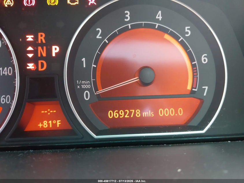 2006 BMW 7 series VIN WBAHN83576DT34826 IAAI salvage auction — NORMAL WEAR, App For Dup Salv Title - Dealer (California), sold $25 on 2026-07-21 (photo 7)
