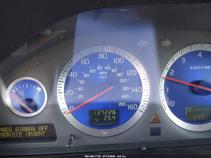 2006 Volvo V70 VIN YV1SJ527662578530 IAAI salvage auction — NORMAL WEAR, Clear (Illinois), sold $4,300 on 2026-07-29 (photo 7)