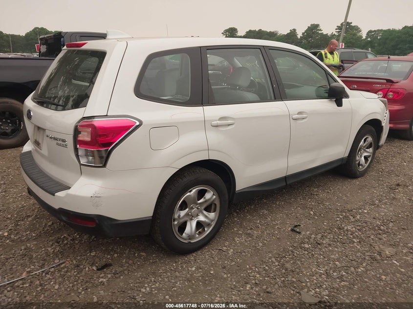 2017 Subaru Forester VIN JF2SJAACXHH429293 IAAI salvage auction — REAR END, Mv-907A (New York), sold $25 on 2026-07-28 (photo 4)