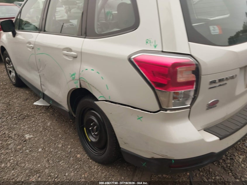 2017 Subaru Forester VIN JF2SJAACXHH429293 IAAI salvage auction — REAR END, Mv-907A (New York), sold $25 on 2026-07-28 (photo 6)