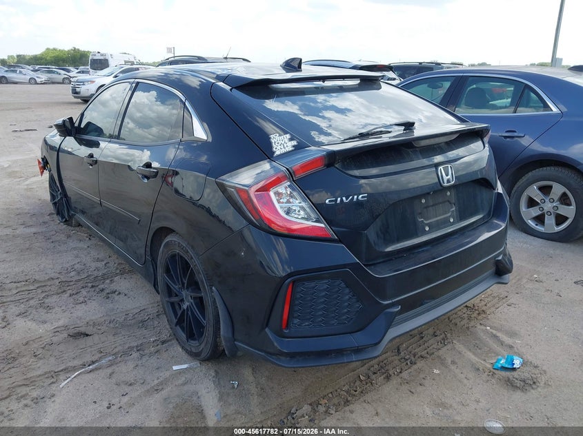 2018 Honda Civic VIN SHHFK7H54JU225908 IAAI salvage auction — NORMAL WEAR, Original (Texas), sold $1,300 on 2026-07-28 (photo 3)